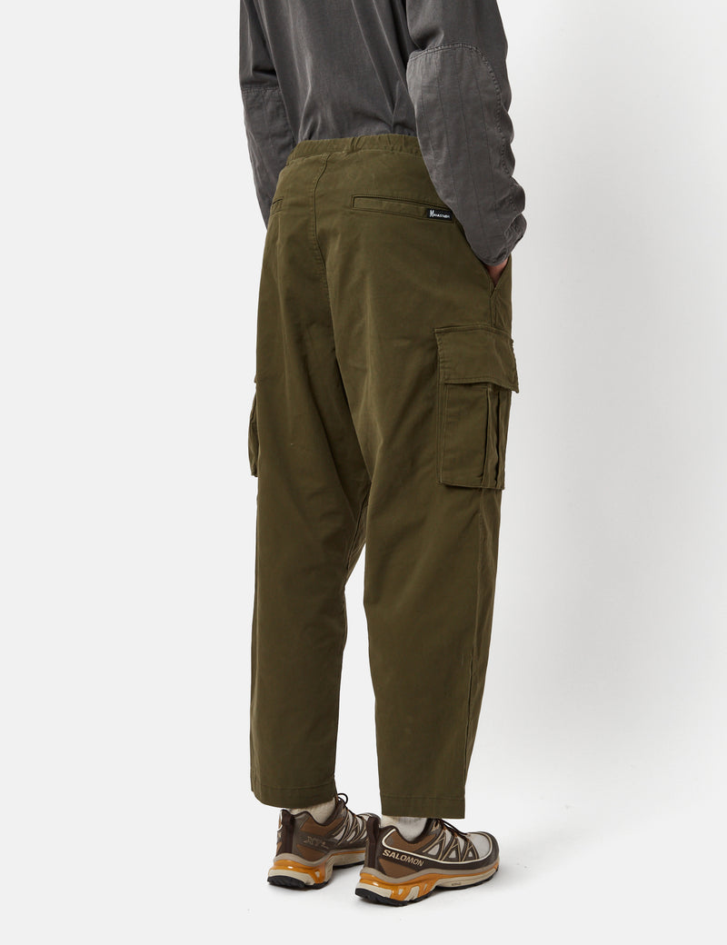 Manastash Flex Climber Wide Leg Pant - Olive Green