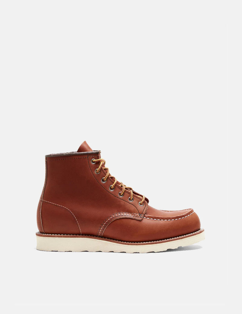 Red Wing Heritage Work 6" Moc Toe Boots (875) - Tan