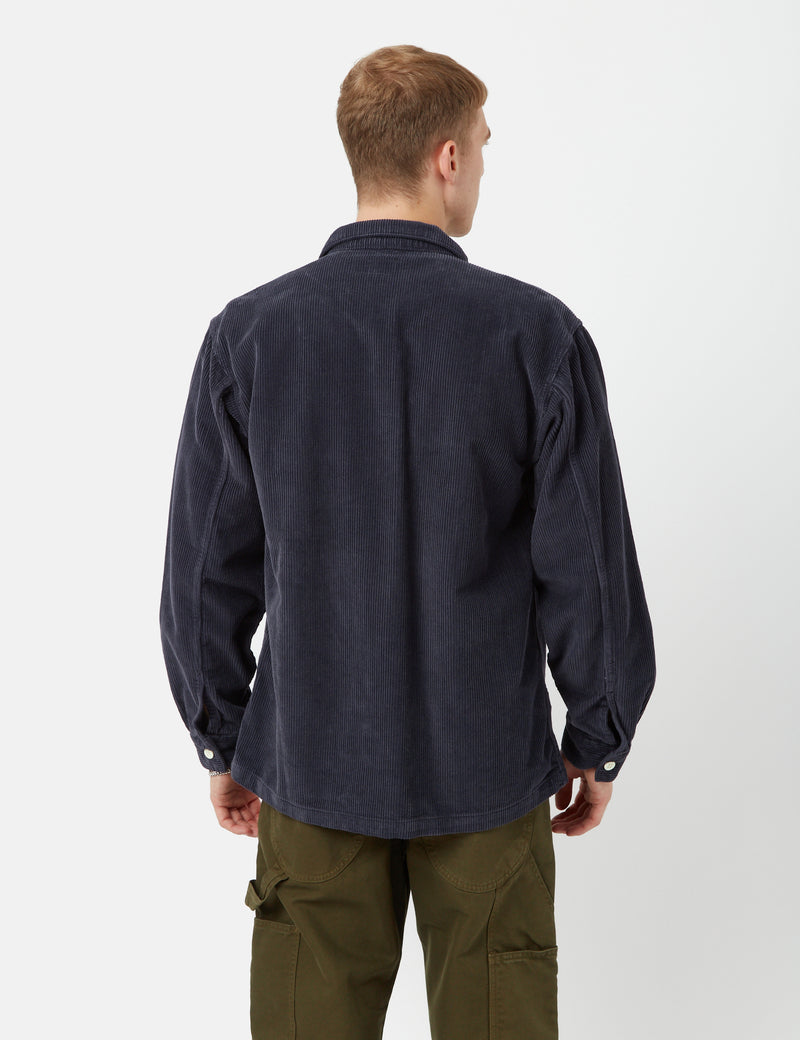 Stan Ray CPO Shirt (Cord) - Navy Blue