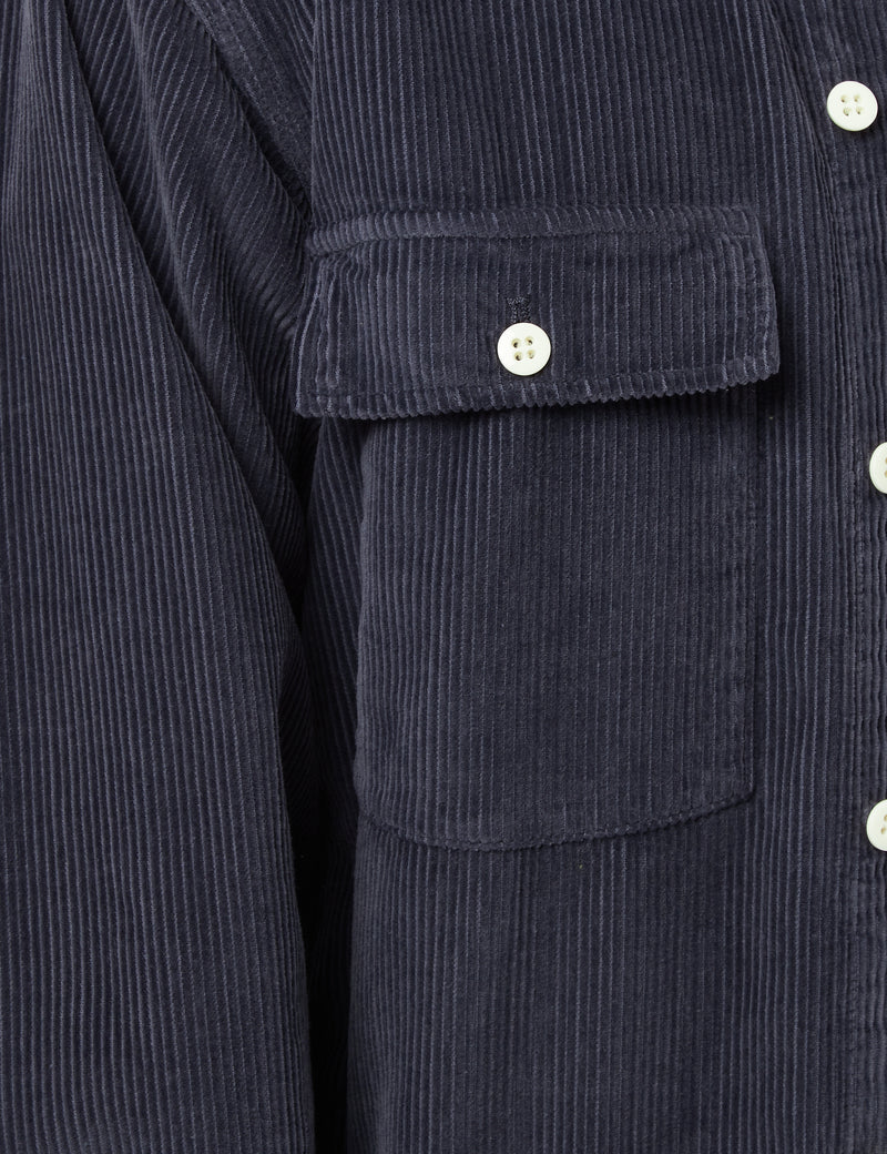 Stan Ray CPO Shirt (Cord) - Navy Blue