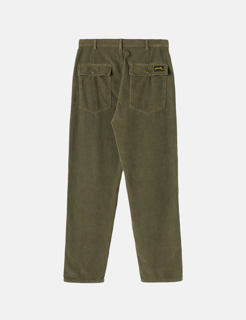 Stan Ray Fat Pant (Loose/Cord) - Olive Green