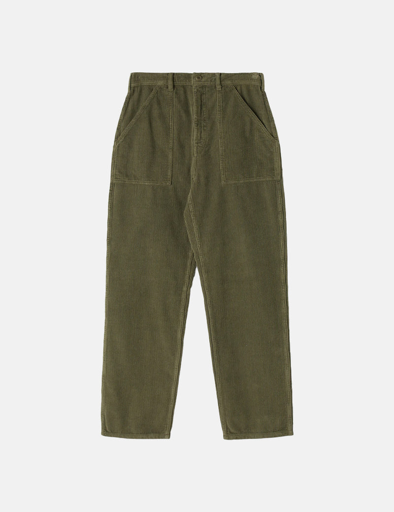 Stan Ray Fat Pant (Loose/Cord) - Olive Green