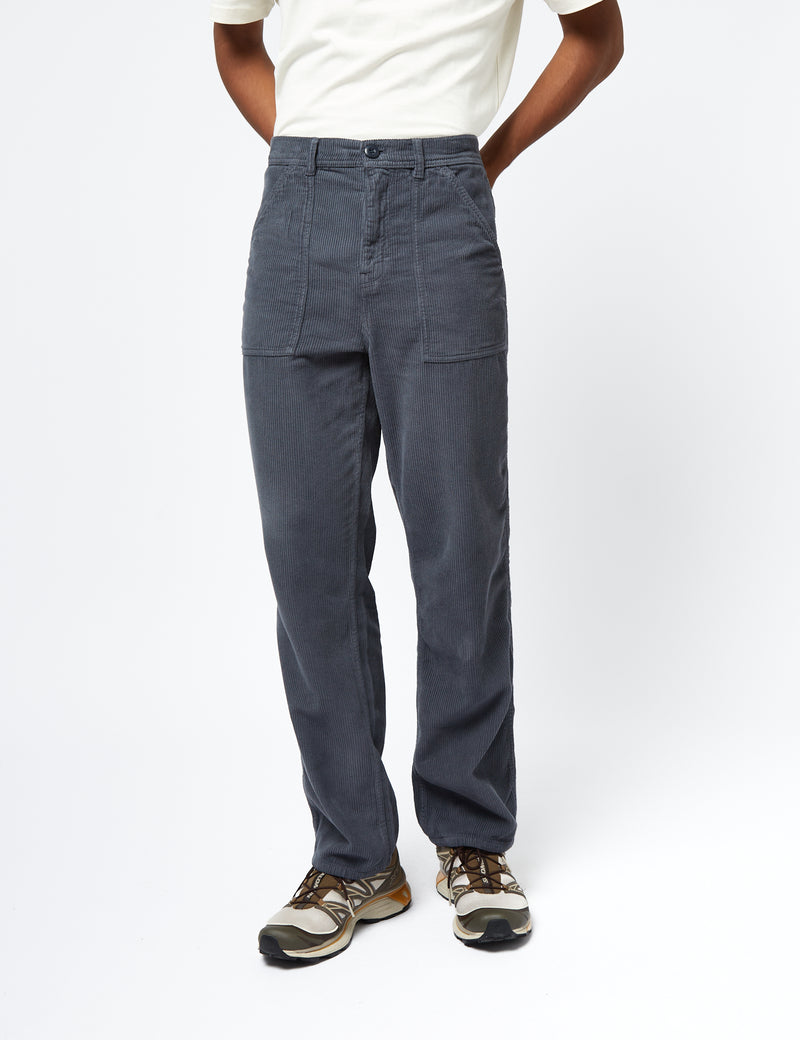 Stan Ray Fat Pant (Loose/Cord) - Navy Blue