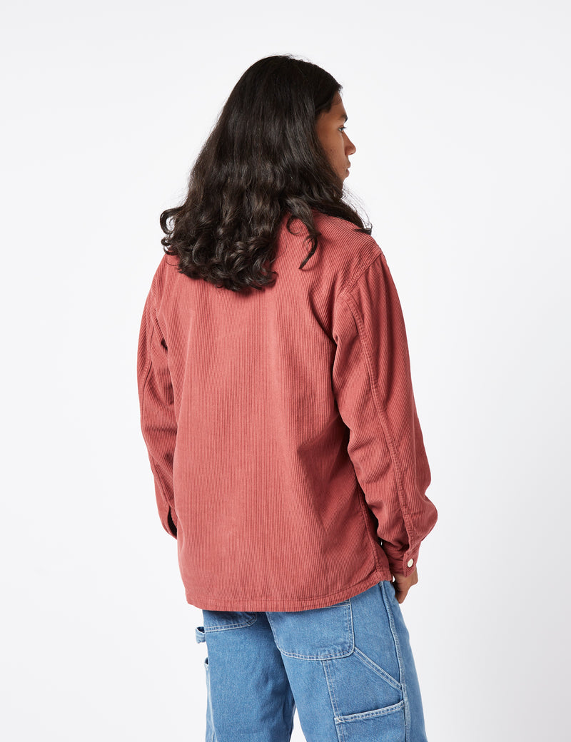 Stan Ray CPO Shirt (Cord) - Cranberry Red