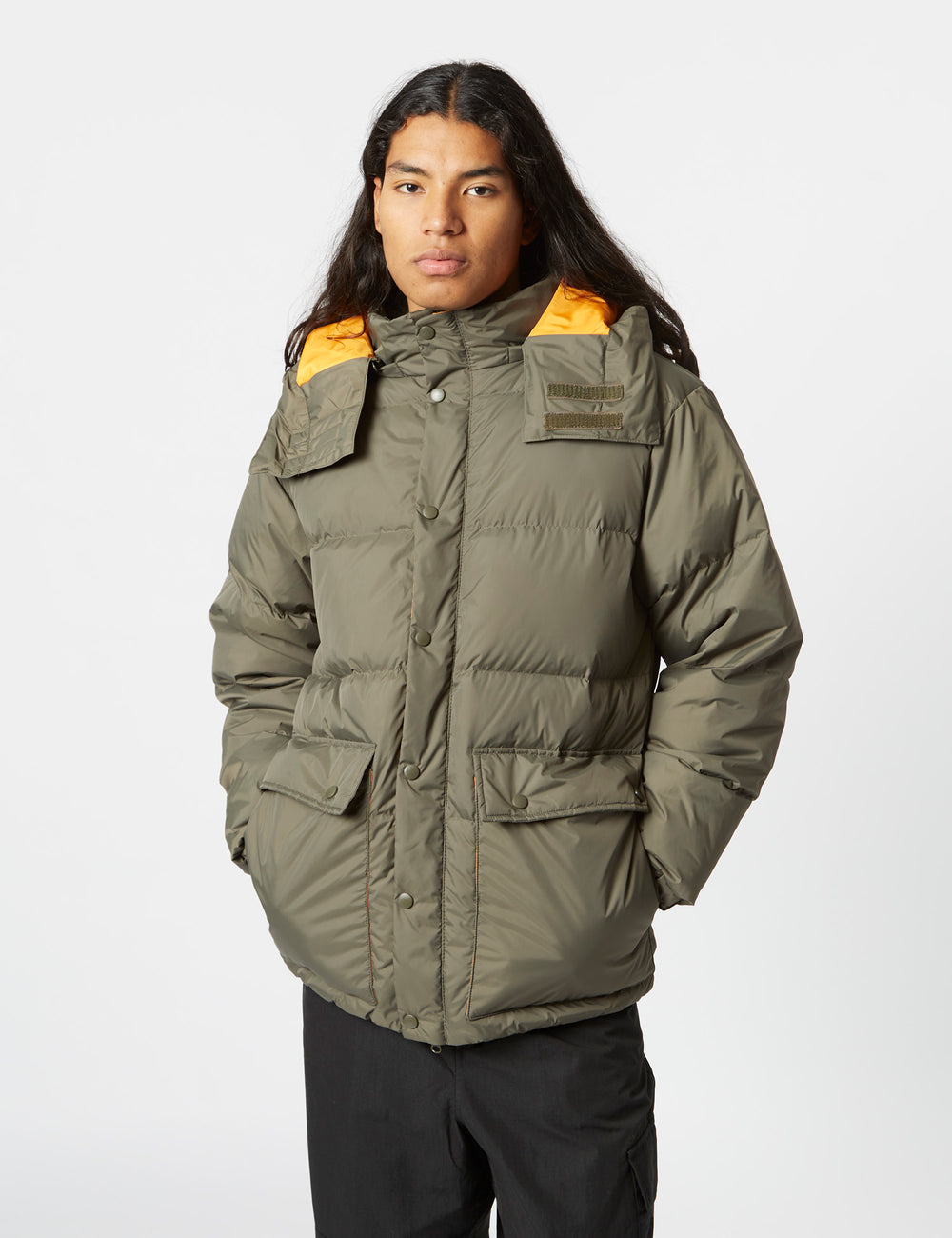 Stan Ray Down Jacket Removable Hood Olive Green Article. URBAN EXCESS