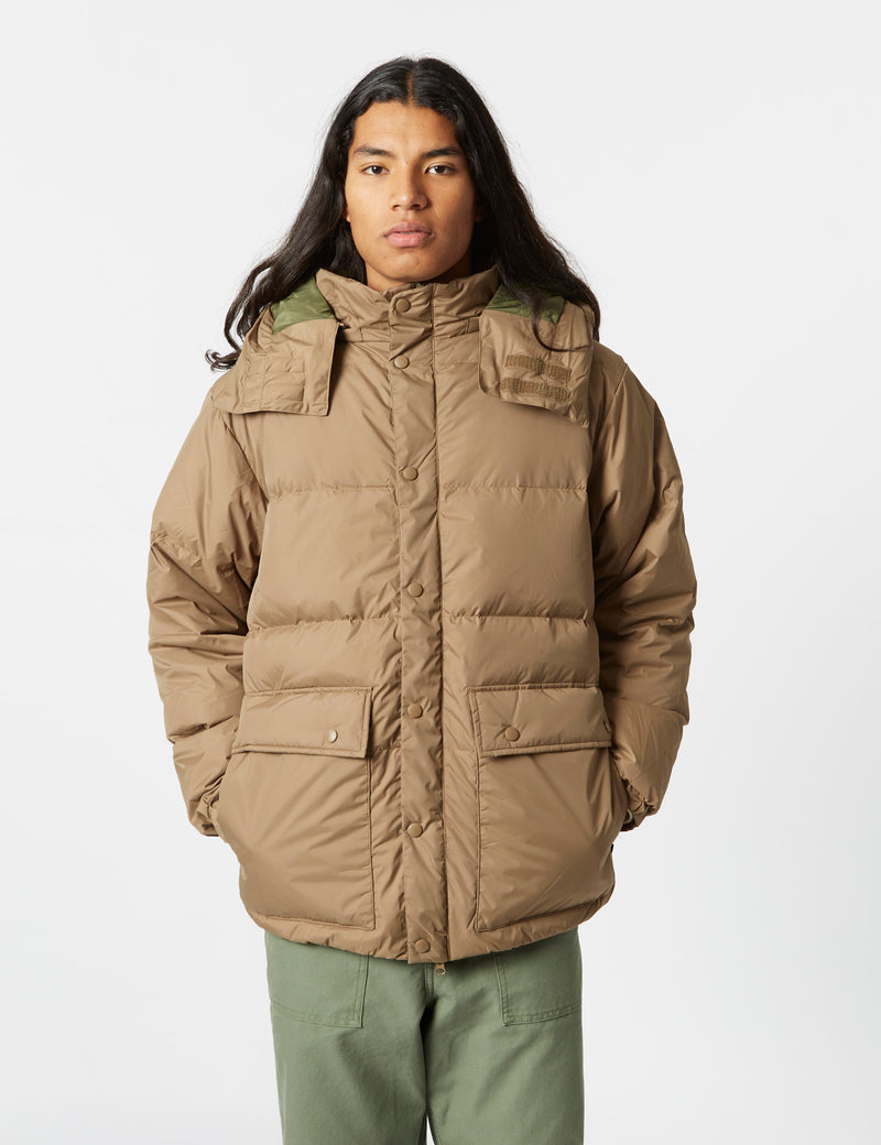 Stan Ray Down Jacket (Removable Hood) - Dusk Khaki