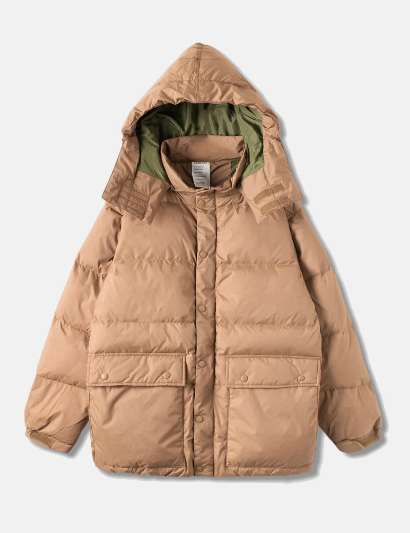 Stan Ray Down Jacket (Removable Hood) - Dusk Khaki