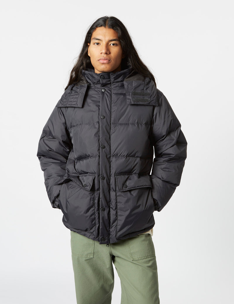 Stan Ray Down Jacket (Removable Hood) - Black