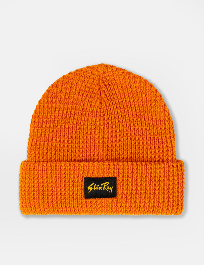 Stan Ray Waffle Knit Beanie - Texas Gold