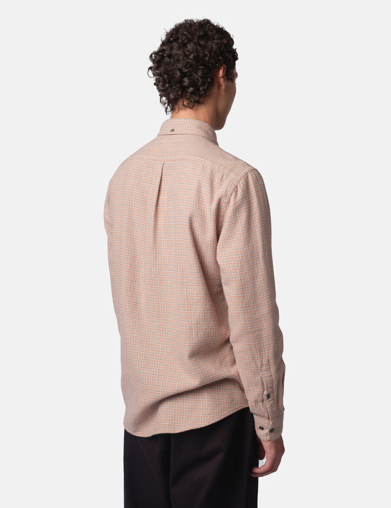 Portuguese Flannel Estudo Shirt - Beige/Blue/Red/Off white