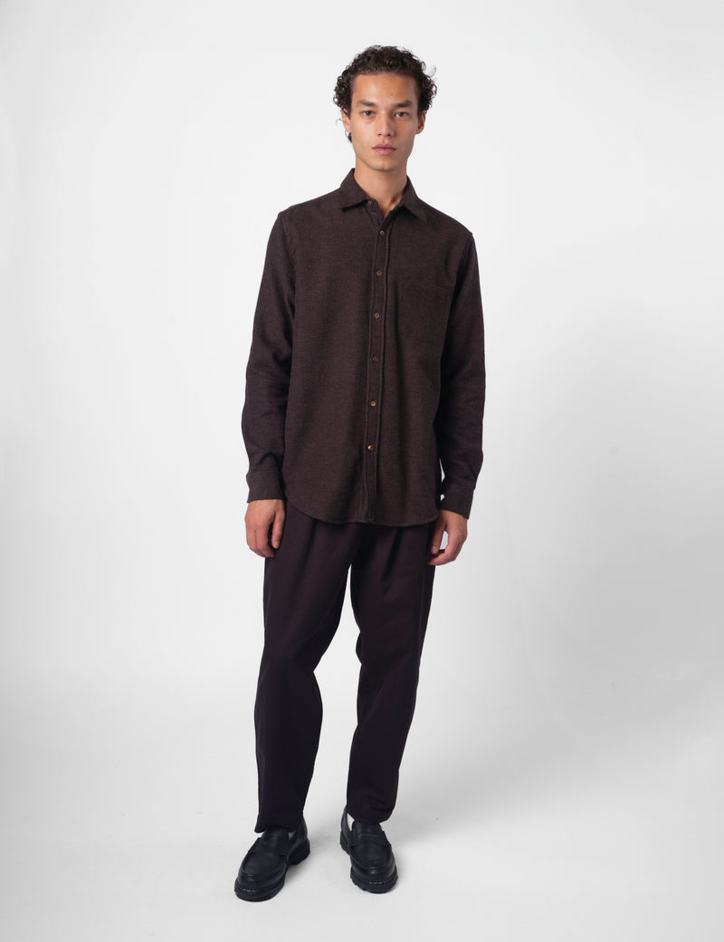 Portuguese Flannel Sounds Shirt - Brown