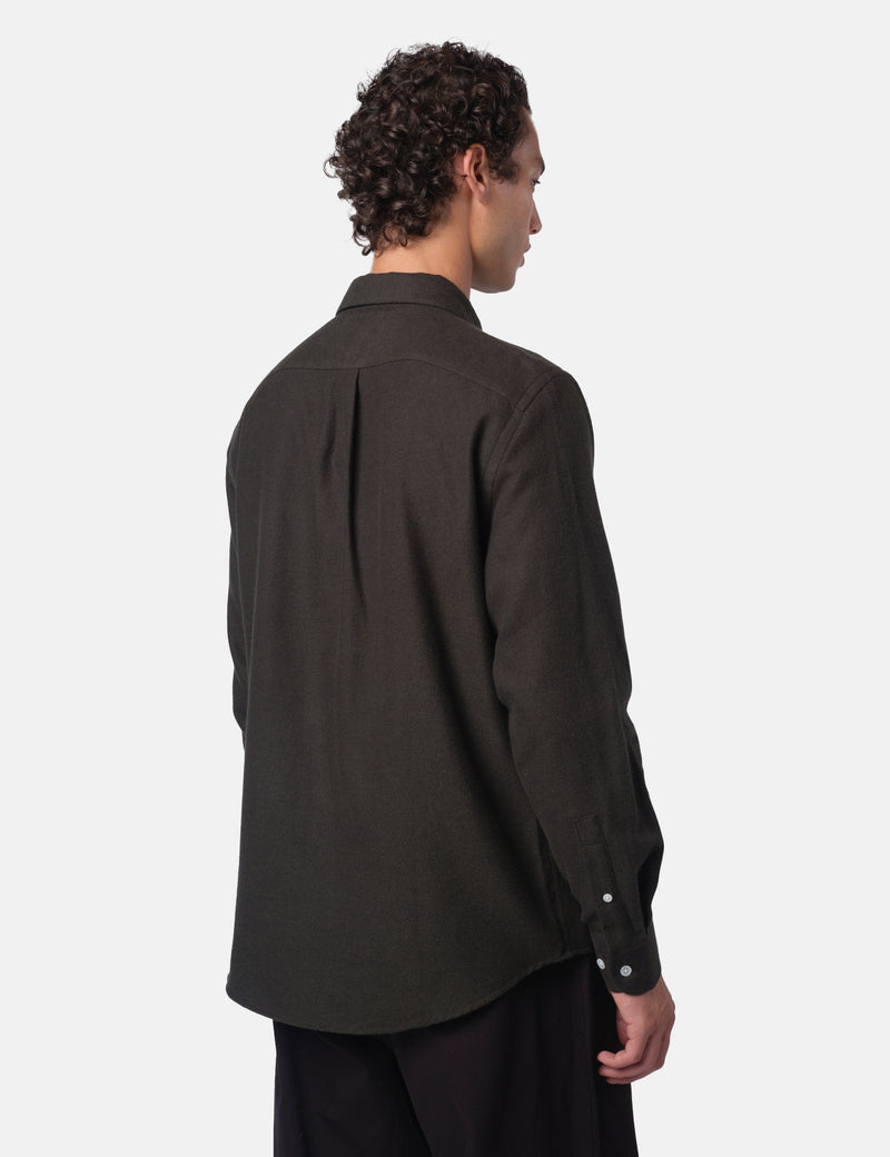 Portuguese Flannel Teca 2.0 Shirt - Forest Green