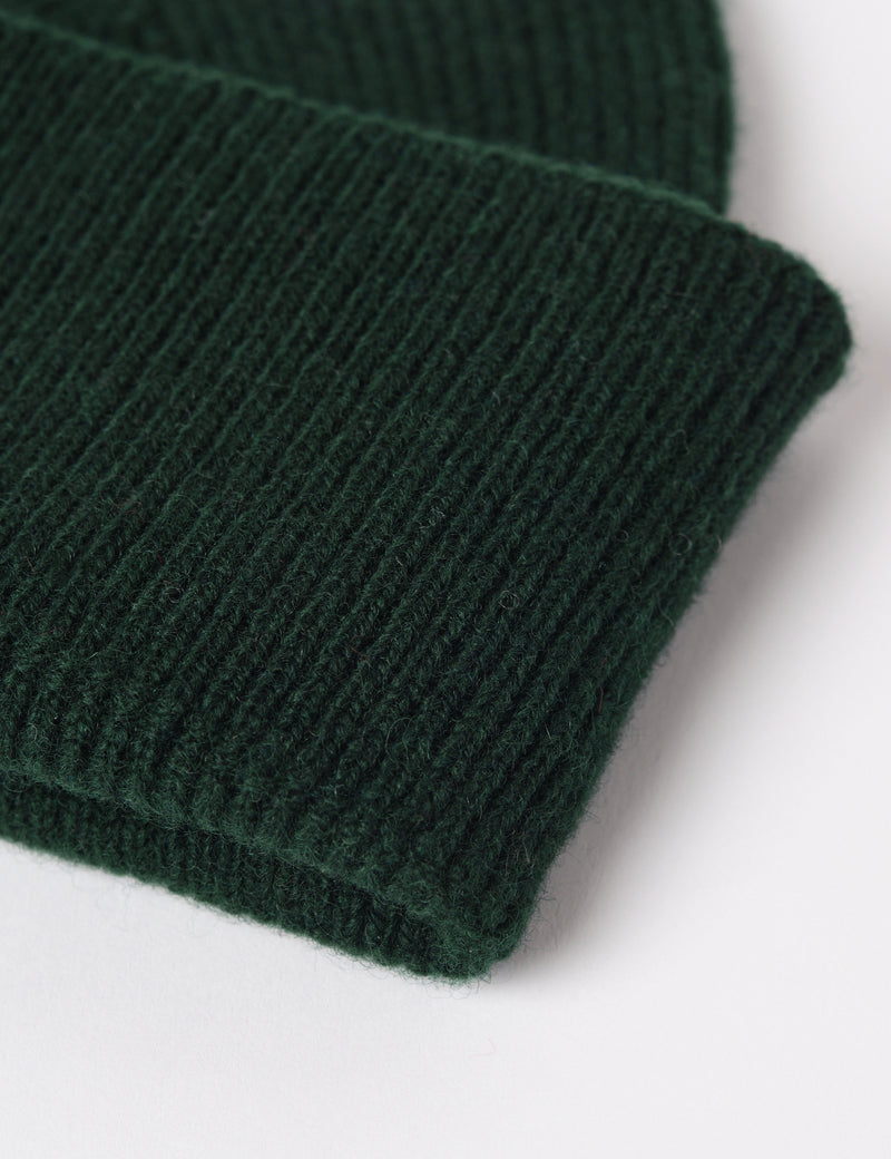 Ashen Fane Dark Green Cotton Twill Hat Band - Stretchable, Large, For Fedoras & Straw Hats