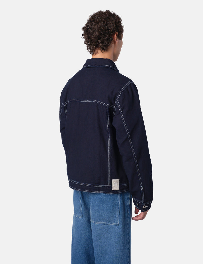 Bhode Denim Jacket - Dark Indigo Blue