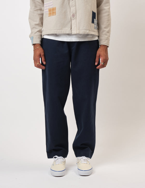 Bhode Beach Draw Cord Pant - Midnight Navy