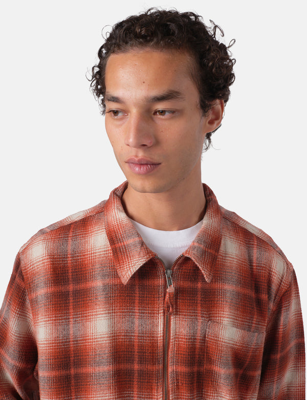 Bhode Zip Shadow Check - Rust