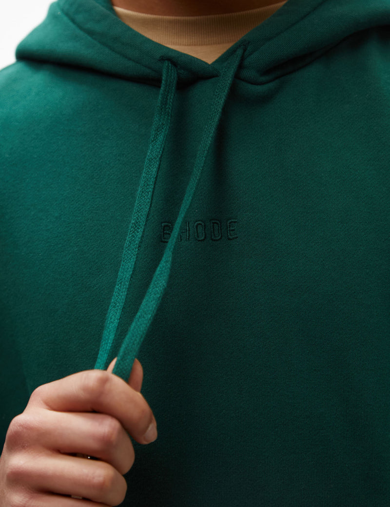 Bhode Oversized Pocket Hoodie - Waldgrün