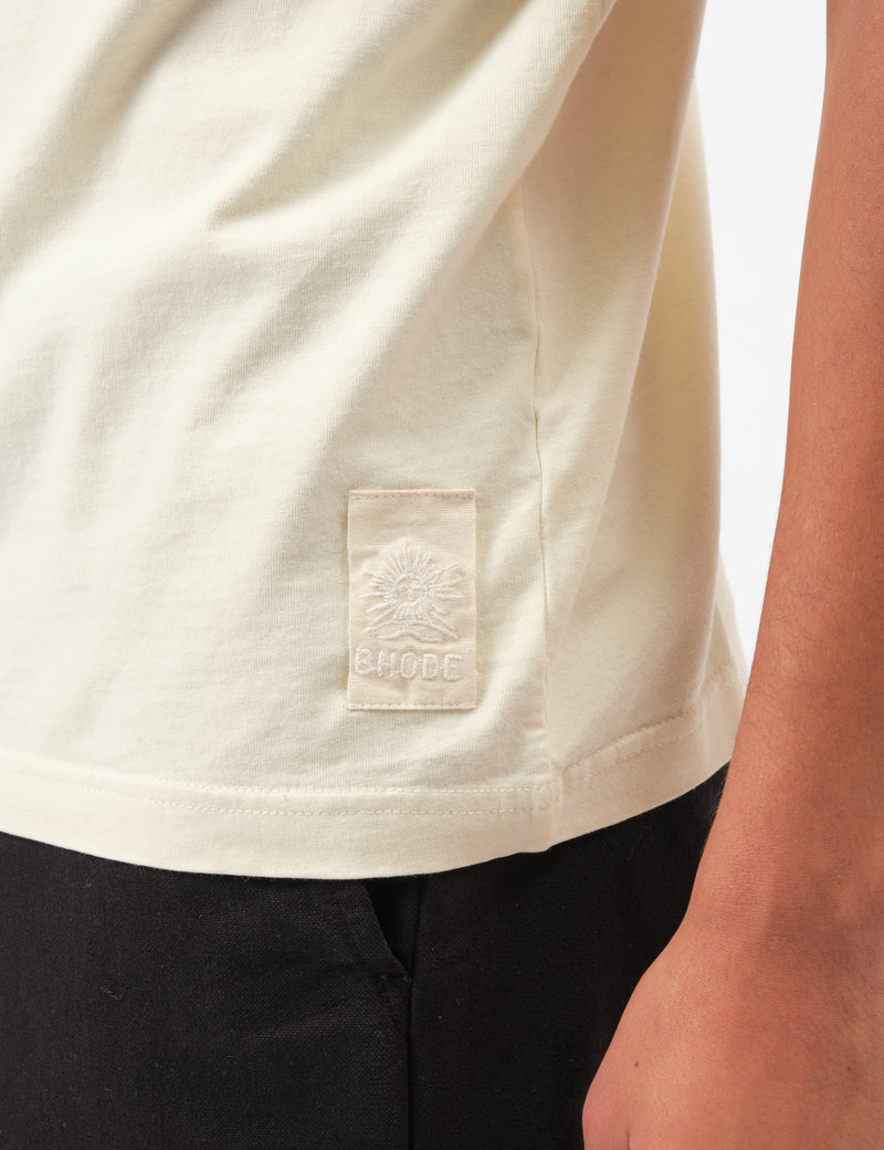 Bhode Stray Dogs Pigment Dyed T-Shirt - Natural