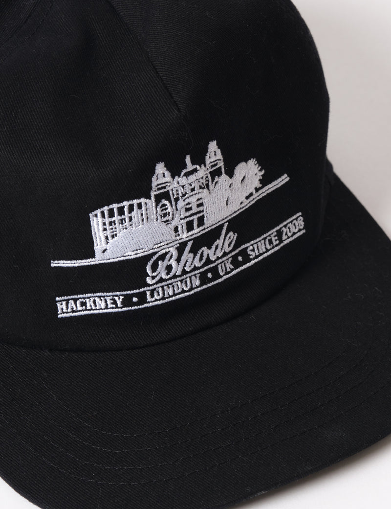 Bhode Hackney 5-Panel Cap - Black