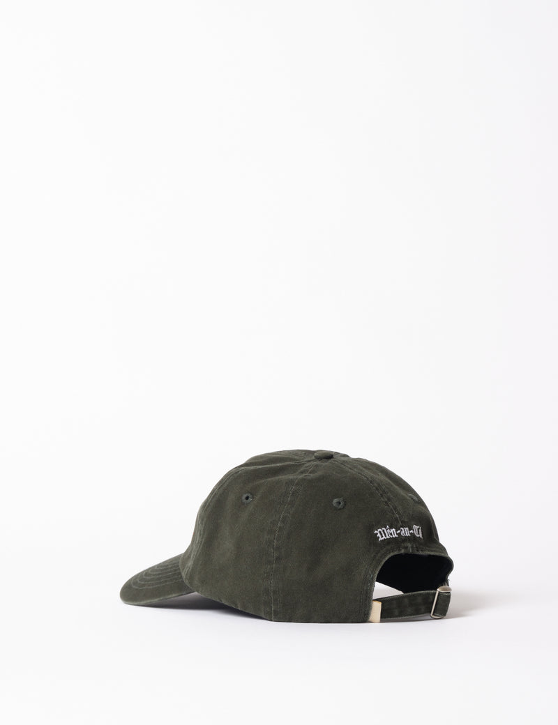 Bhode Mên-an-Tol Sun Cap - Forest Green/Ecru