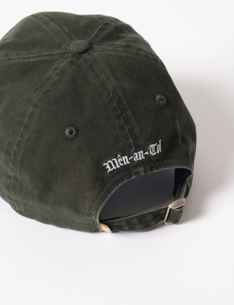 Bhode Mên-an-Tol Sun Cap - Forest Green/Ecru
