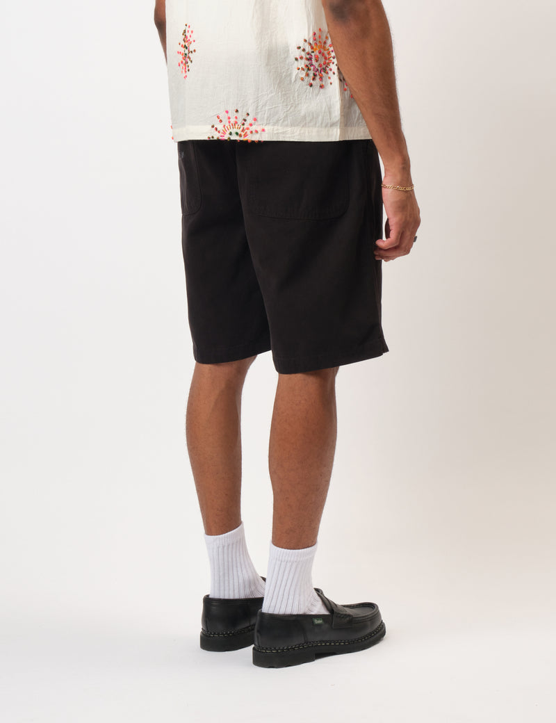 Bhode Fatigue Shorts (Duck Canvas) - Black