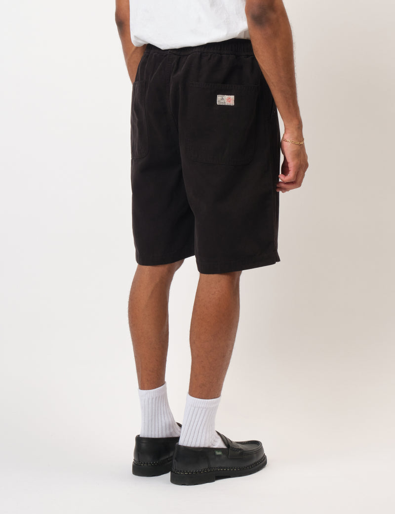 Bhode Fatigue Shorts (Duck Canvas) - Black