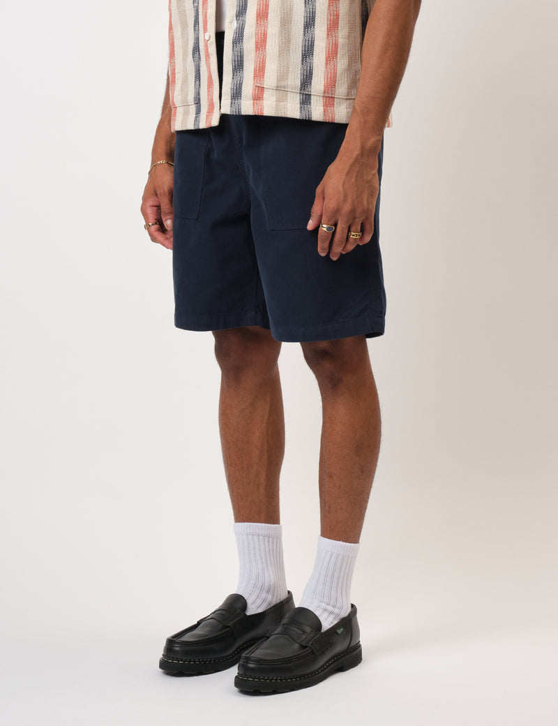 Bhode Fatigue Shorts (Duck Canvas) - Midnight Navy Blue