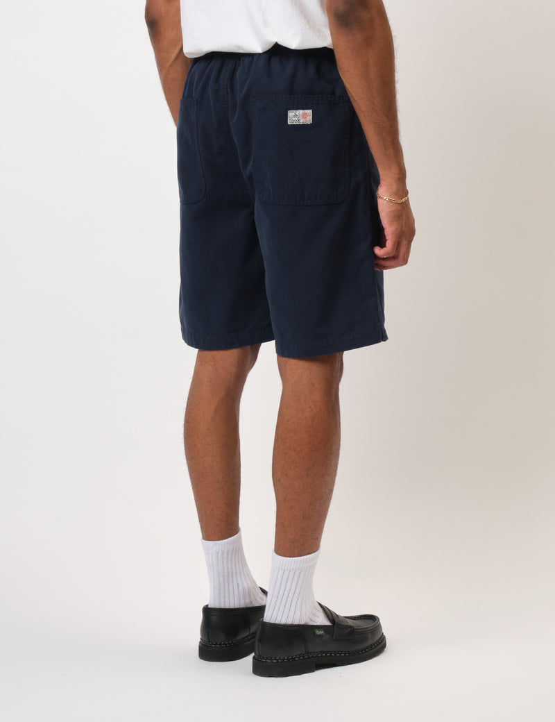 Bhode Fatigue Shorts (Duck Canvas) - Midnight Navy Blue