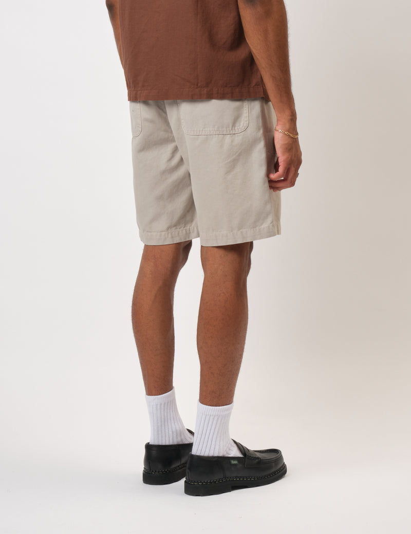 Bhode Fatigue Shorts (Duck Canvas) - Cornish Stone