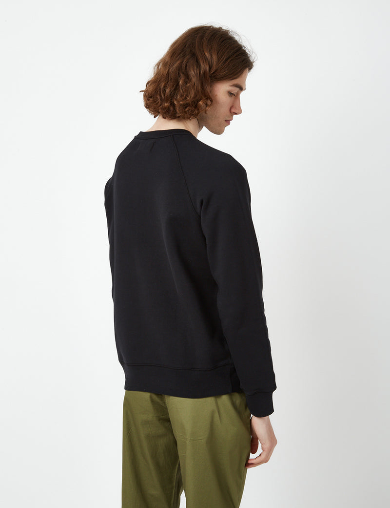 Bhode Archive Sweatshirt (Biologisch) - Schwarz