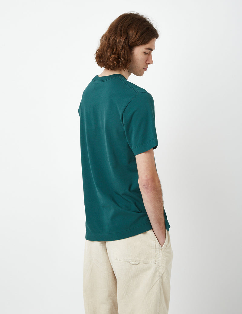 T-Shirt Bhode Everyday Heavyweight (Bio) - Vert Sarcelle Profond