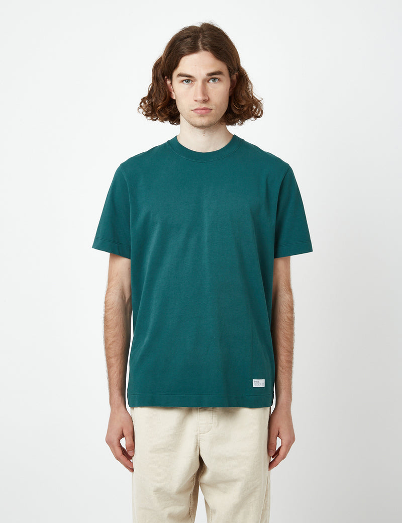 T-Shirt Bhode Everyday Heavyweight (Bio) - Vert Sarcelle Profond