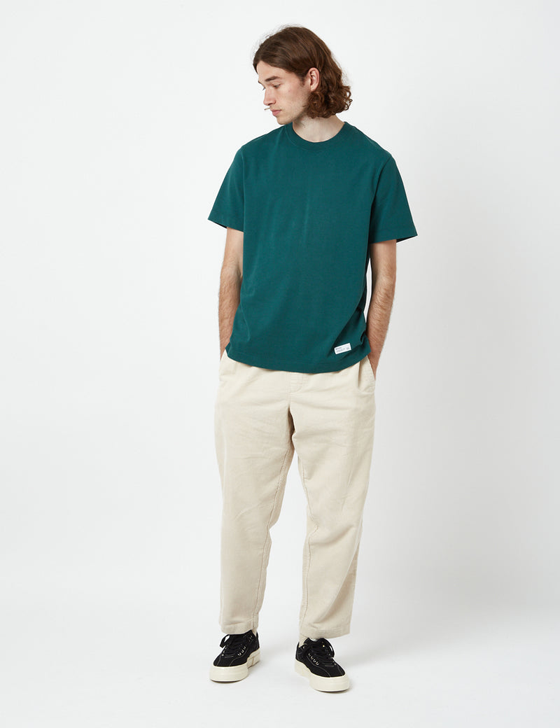 T-Shirt Bhode Everyday Heavyweight (Bio) - Vert Sarcelle Profond