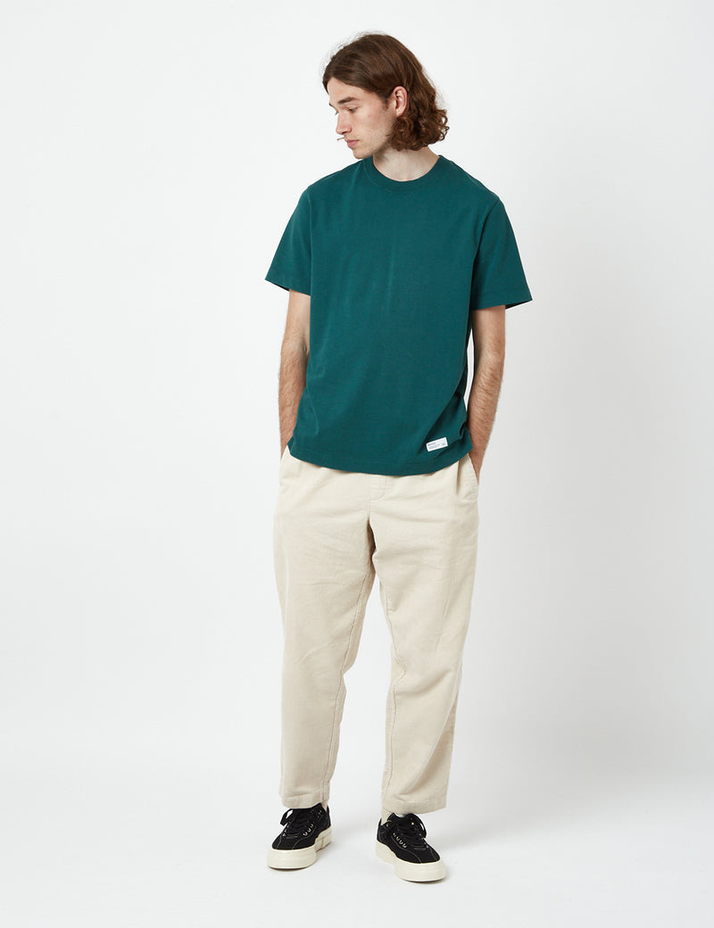 Bhode Everyday Heavyweight T-Shirt (Biologisch) – Deep Teal Green
