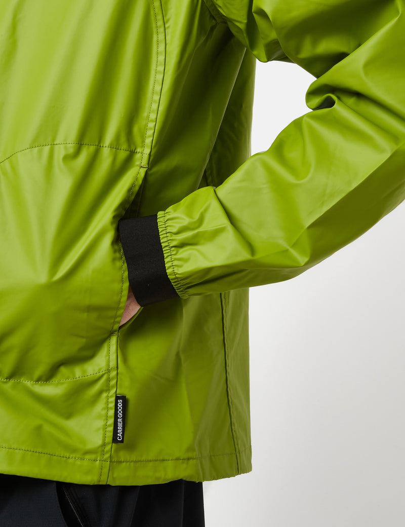 Purple Mountain Observatory Waxed Elements Jacket - Lima Bean Green