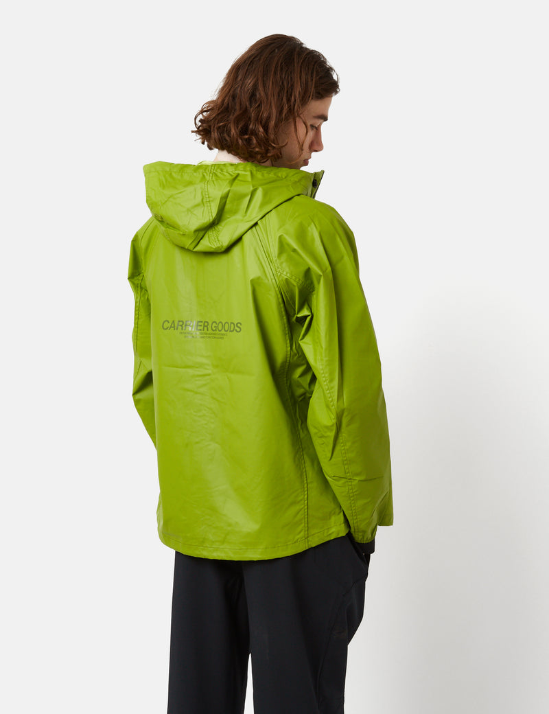 Purple Mountain Observatory Waxed Elements Jacket - Lima Bean Green