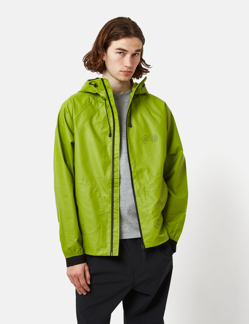 Purple Mountain Observatory Waxed Elements Jacket - Lima Bean Green
