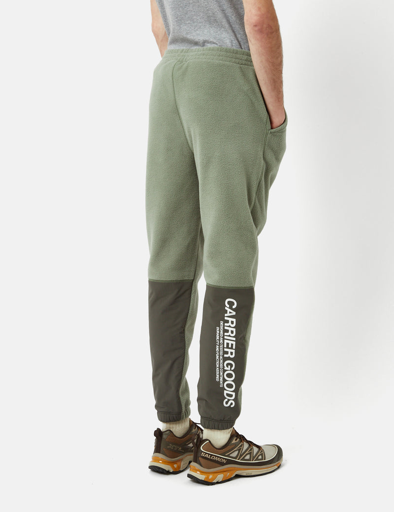 Carrier Goods Micro Fleece Joggers - Sage Green