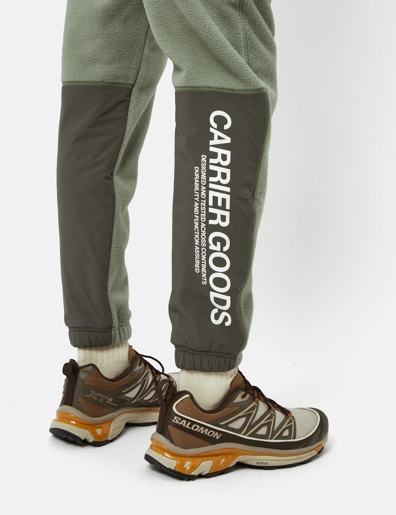 Carrier Goods Micro Fleece Joggers - Sage Green