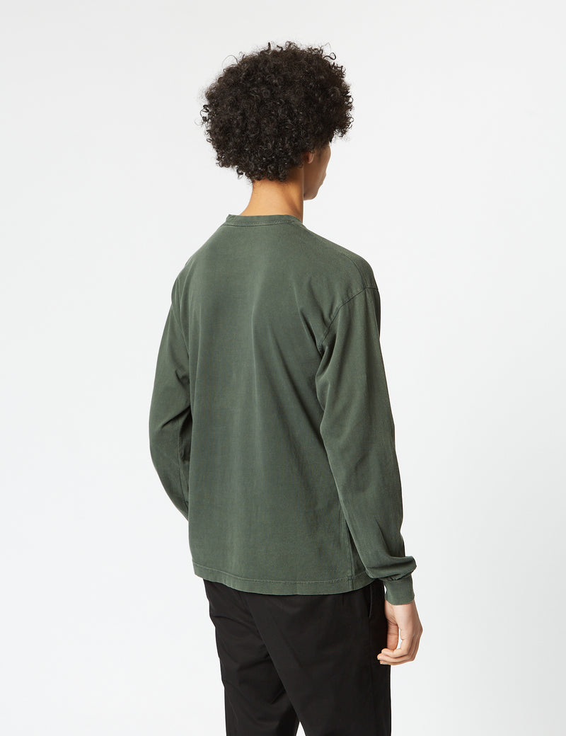 Colorful Standard Oversized Long Sleeve T-Shirt (Organic) - Midnight Forest Green