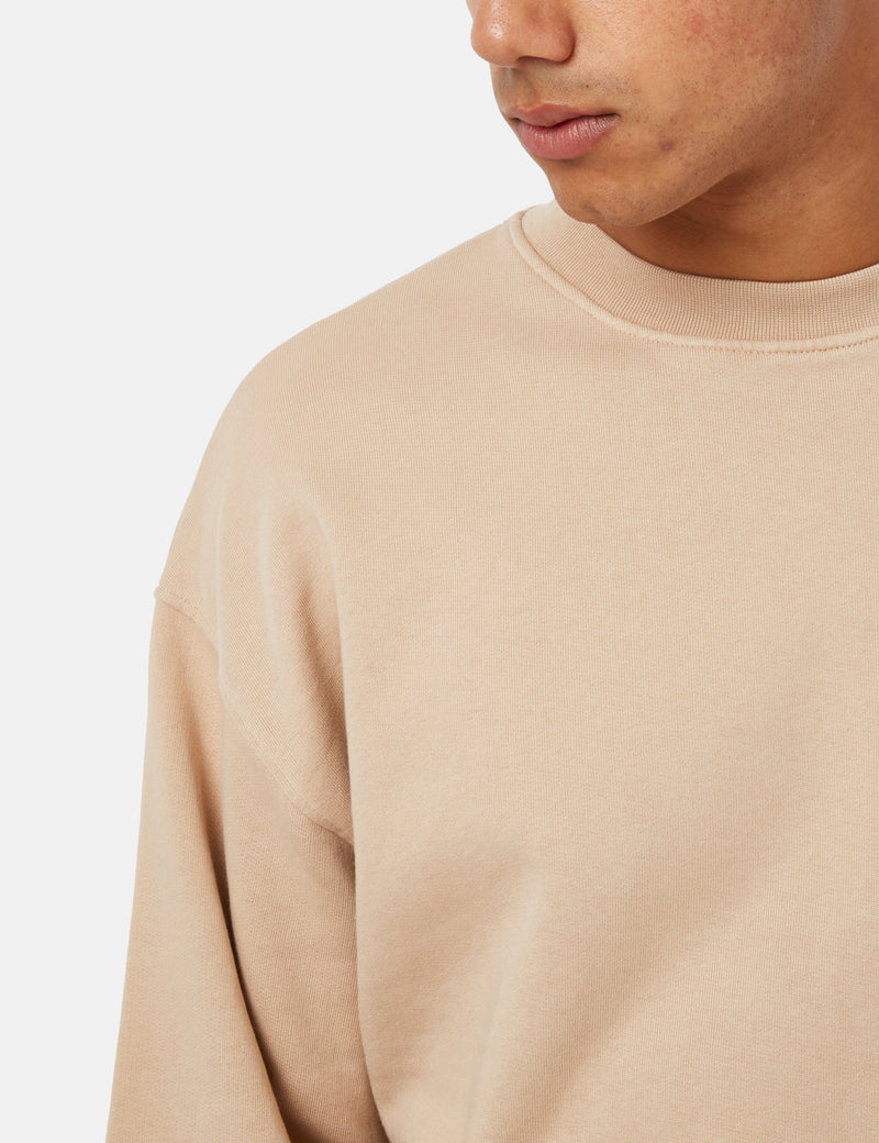 Colorful Standard Oversized Crew Sweatshirt (Organic) - Honey Beige