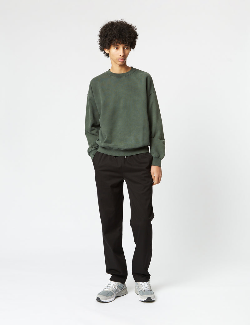 Colorful Standard Oversized Crew Sweatshirt (Organic) - Midnight Forest Green