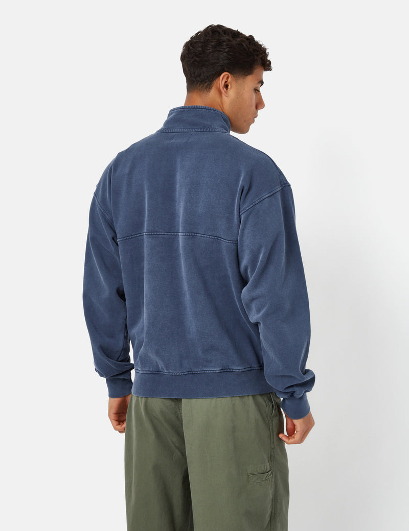 Colorful Standard Quarter Zip Pullover (Organic) - Neptune Blue