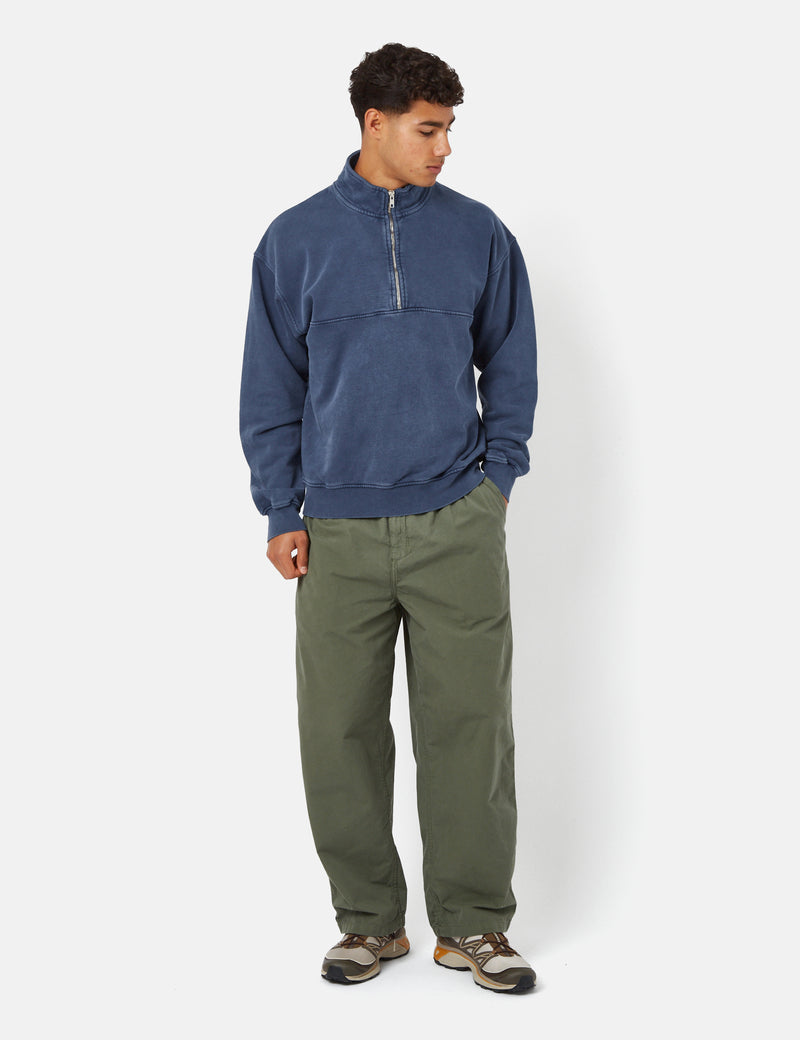 Colorful Standard Quarter Zip Pullover (Organic) - Neptune Blue