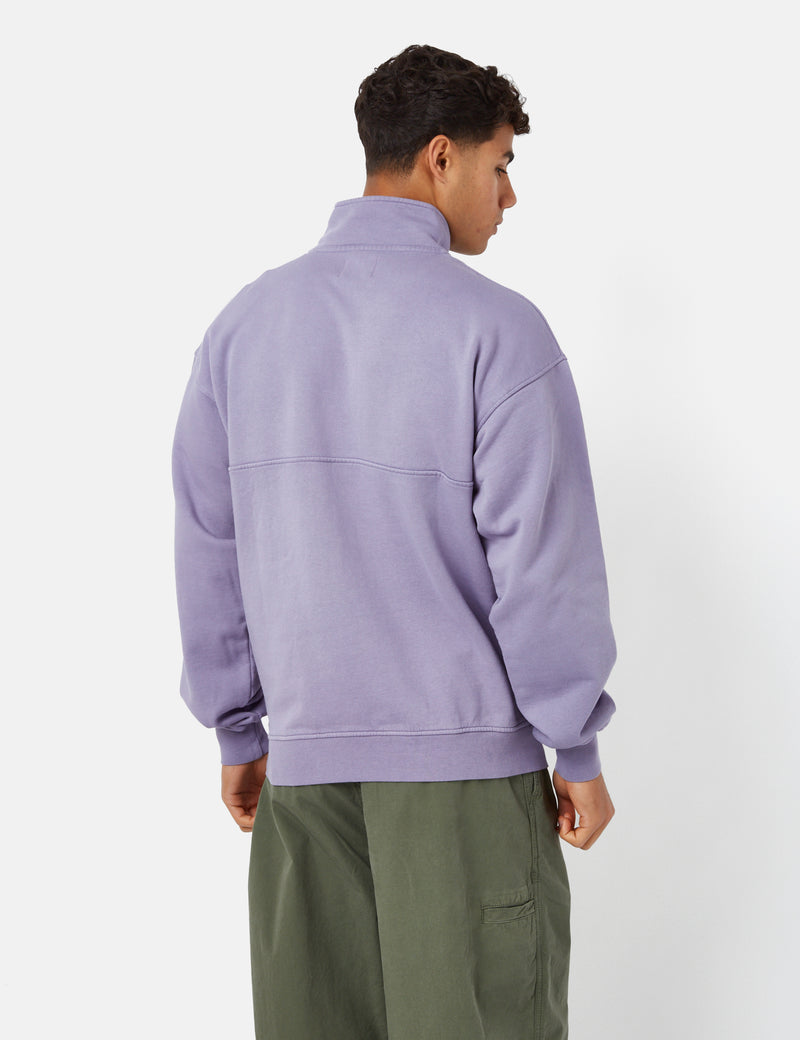 Colorful Standard Quarter Zip Pullover (Organic) - Purple Jade