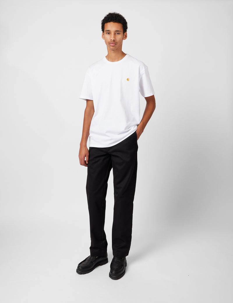 Carhartt-WIP 체이스 티셔츠 - 화이트