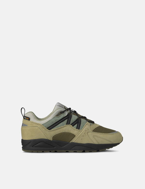 Karhu Fusion 2.0 Trainers - Pale Olive Green/Jet Black