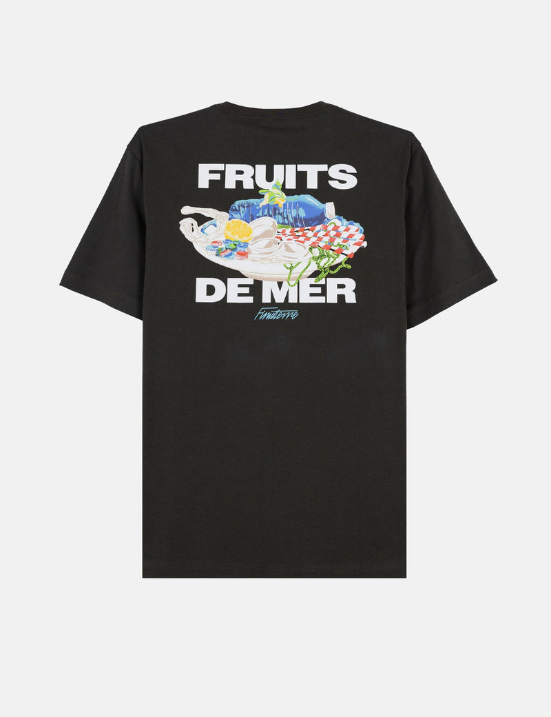 Finisterre Fruits De Mer T-Shirt - Raven Black