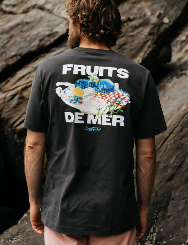 Finisterre Fruits De Mer T-Shirt - Raven Black